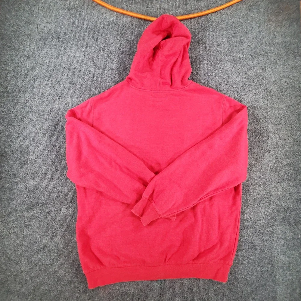 Levi's Hoodie Mens XL 3LGLK1268 Red Graphic Logo Pullover Sweatshirt